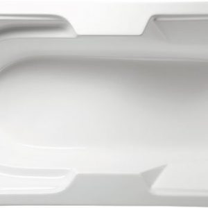 Polysan Linda ovaal bad 190x89x43cm wit