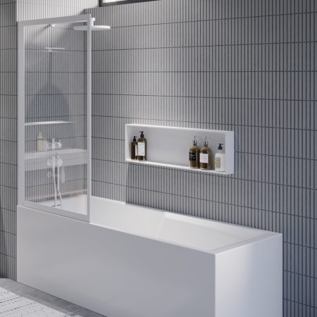 Riho Lucid GD501 badwand 80x150cm mat wit