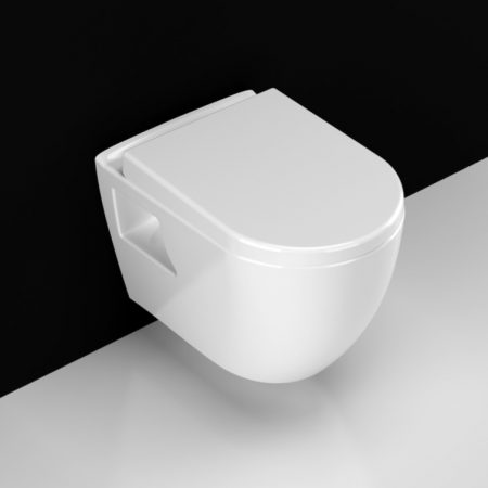 SaniGoods Elly toiletpot met bidet sproeier zonder zitting wit