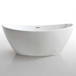Vrijstaand bad Cleo Fijon 210 167x79x45cm wit