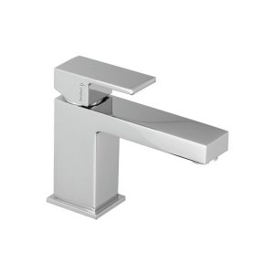 Wastafelkraan Herzbach Neo Castell Vierkant Design zonder Waste Chroom Herzbach