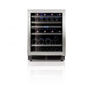 Le Chai LB440 onderbouw wijnkoeler met ruimte voor 44 flessen en 2 temperatuur zones