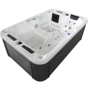 Badstuber Modena outdoor whirlpool 3-persoons wit