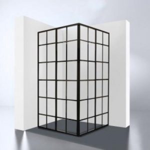 Douche hoekinstap Best Design "black-corner" 90 x 90 x 210