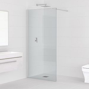 Douchewand / inloopdouche Luca 90x200cm Antikalk Helder Glas Chroom