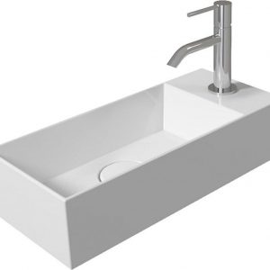 Fontein Salenzi Spy 45x20cm Mat Wit met Clickwaste