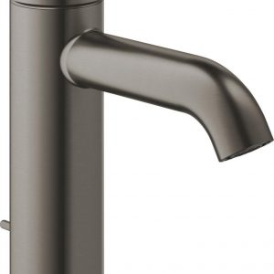 GROHE Essence New Wastafelkraan - Laag - Met trekwaste - Hard Graphite geborsteld (mat antraciet)
