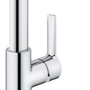 GROHE Lineare New Wastafelkraan L - Hoge uitloop - Met trekwaste - Chroom