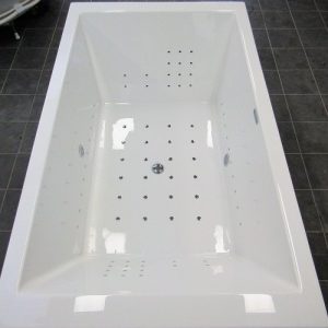 Happypool Poseidon bubbelbad 200x120 WP8 met elektronische bediening en verlichting