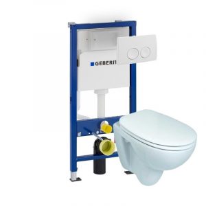Plieger Compact toiletset met Geberit UP100 en Delta21 bedieningspaneel