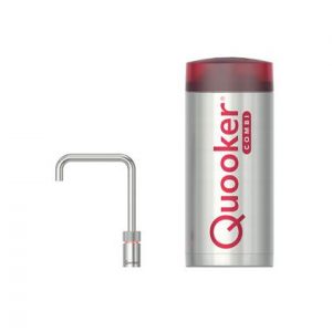 Quooker COMBI Single Tap Nordic Square RVS Kokendwaterkraan