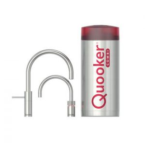 Quooker COMBI Twintap Nordic Round RVS Kokendwaterkraan