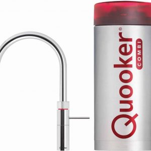 Quooker Fusion Round Kokendwaterkraan met Combi Reservoir 22FRCHR, chroom