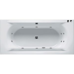 Riho Lima 190x90 bubbelbad met Easypool 3.0 systeem pneumatisch wit