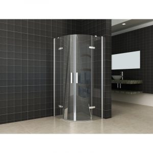 Wiesbaden Double douchecabine kwartrond 100x100cm