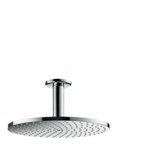hansgrohe Raindance Select S 240 1jet hoofddouche PowderRain met plafondaansluiting - 1 straalsoort - chroom - diameter straalplaat 240 mm