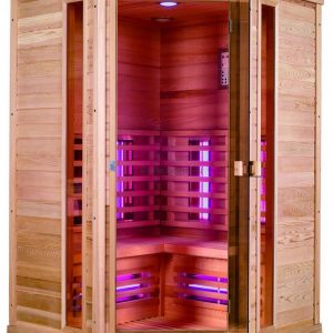 Badstuber Apollo infrarood sauna 130x130cm 2 persoons