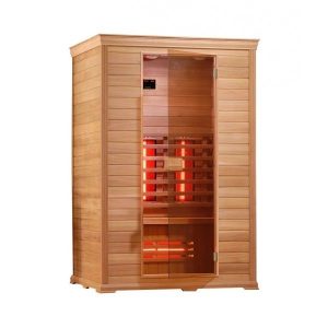 Badstuber Classico 1 infrarood sauna 130x100cm 2 persoons