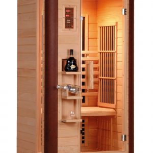 Badstuber Diamant 1 infrarood sauna 100x90cm 1 persoon