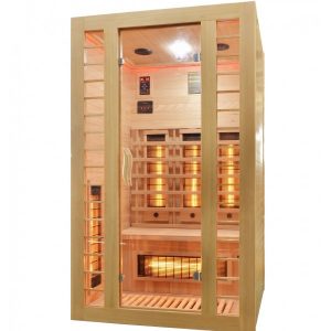 Badstuber Fresh infrarood sauna 120x105cm 2 persoons
