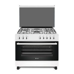 Wiggo Wo-e905r(ww) - Serie 5 - 90cm - Gasfornuis - Wit