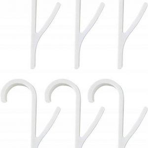 6x Handdoek / Kleding Haak Voor Radiator - Verwarming Kledinghaak Hangend - Handdoekradiator Haakjes