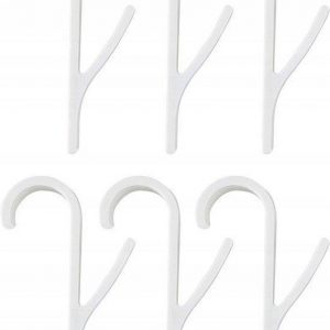 6x Handdoek / Kleding Haak Voor Radiator - Verwarming Kledinghaak Hangend - Handdoekradiator Haakjes - ruimte besparen