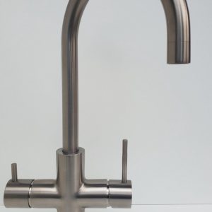 Ace 3-in-1 kokend water kraan | RVS | C-uitloop| Met boiler: 4,4L | Kokend water in een handomdraai | Robuust, eenvoudige installatie