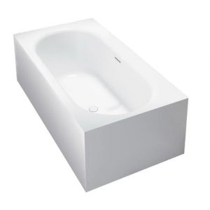 Best Design Home solid surface vrijstaand bad 180x93x55cm mat wit