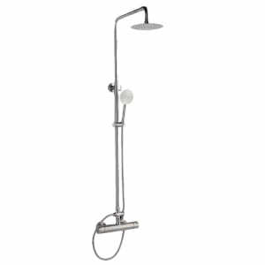 Best Design München Regendouche opbouwset thermostatisch RVS