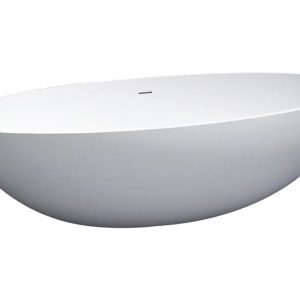 Best Design Solid New Stone vrijstaand bad 180x85x52cm mat wit