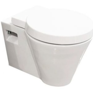 Best design One pack Hanes 53cm incl. zitting glanzend wit