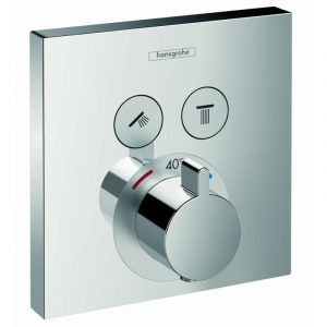 Hansgrohe Showerselect afdekset voor inbouwthermostaat met 2 stopfuncties chroom