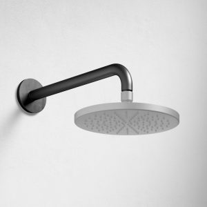 Hotbath Cobber wandarm rond 40 cm, mat zwart