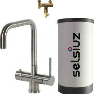 Selsiuz Haaks Inox (RVS) met Combi boiler