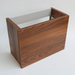 Toiletmeubel INK Versus Fontein Onderkast 36x18x27cm HPL Noten Greeploos